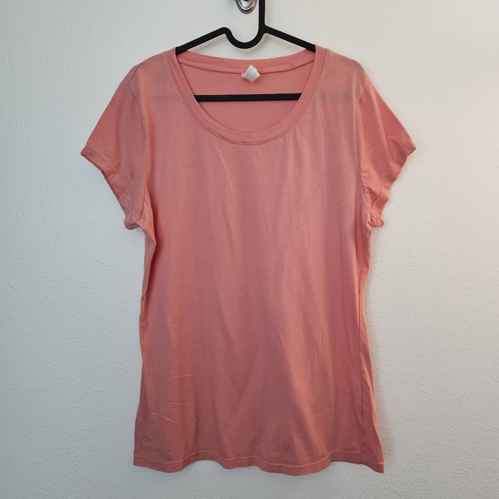 NWOT 2X Peachy Pink Tshirt